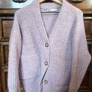 Zara Women's Purple Sweater